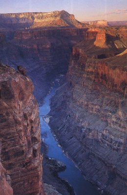 River gorge in the desert